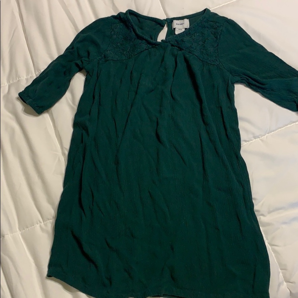 Dark green dress